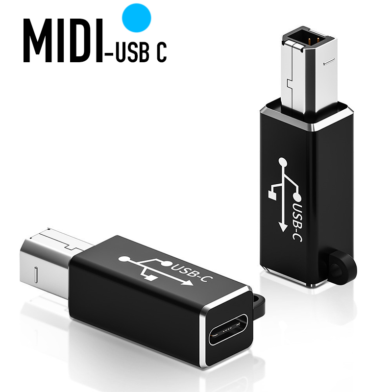 Midi Controller Pad - ประเภท C USB หญิงถึงอะแดปเตอร์ USB-B ชายสําหรับเครื่องพิมพ์สแกนเนอร์แปลง