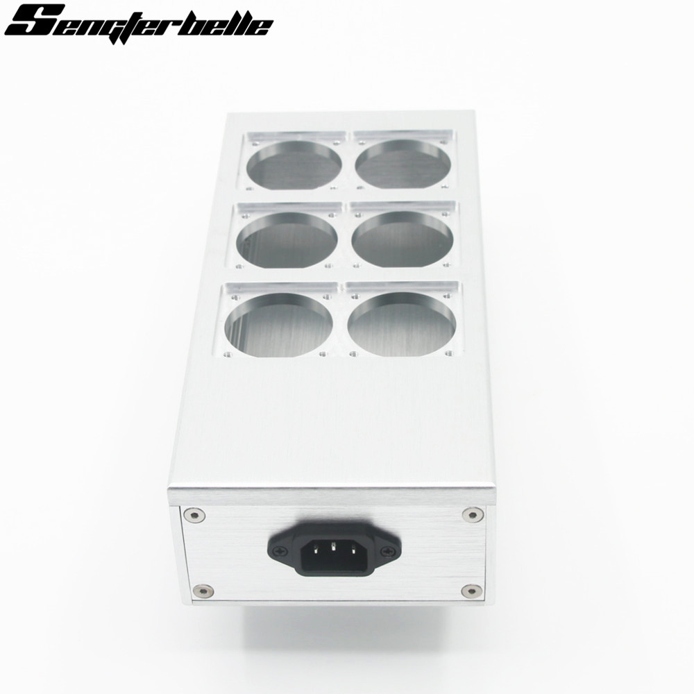 Headphone Amplifier Dac - กล่องปลั๊กไฟมาตรฐาน EU แบบ 6 พอร์ต Hi-Fi