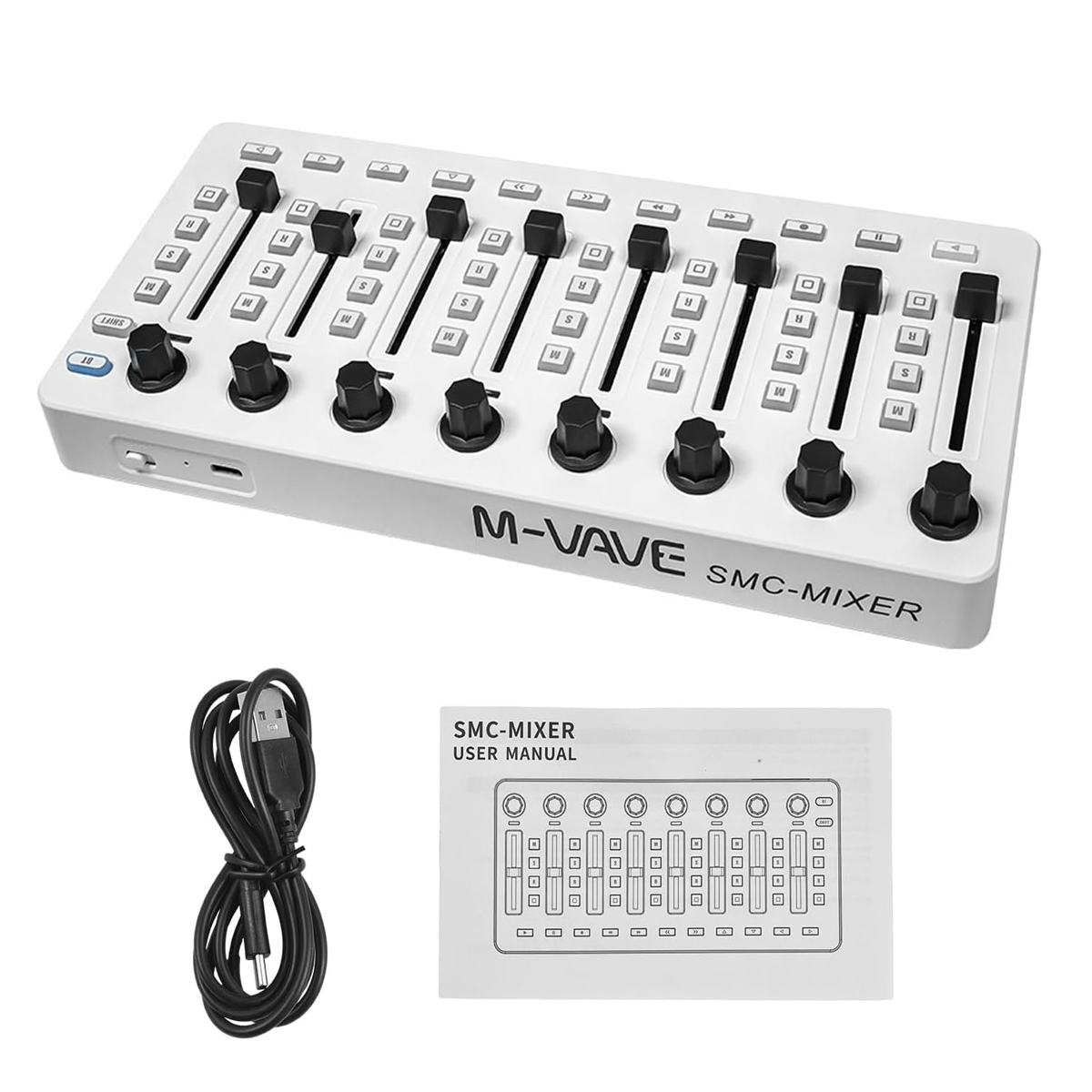Midi Controller Pad - คอนโทรลเลอร์ MIDI ไร้สาย M-VAVE SMC-Mixer, 43