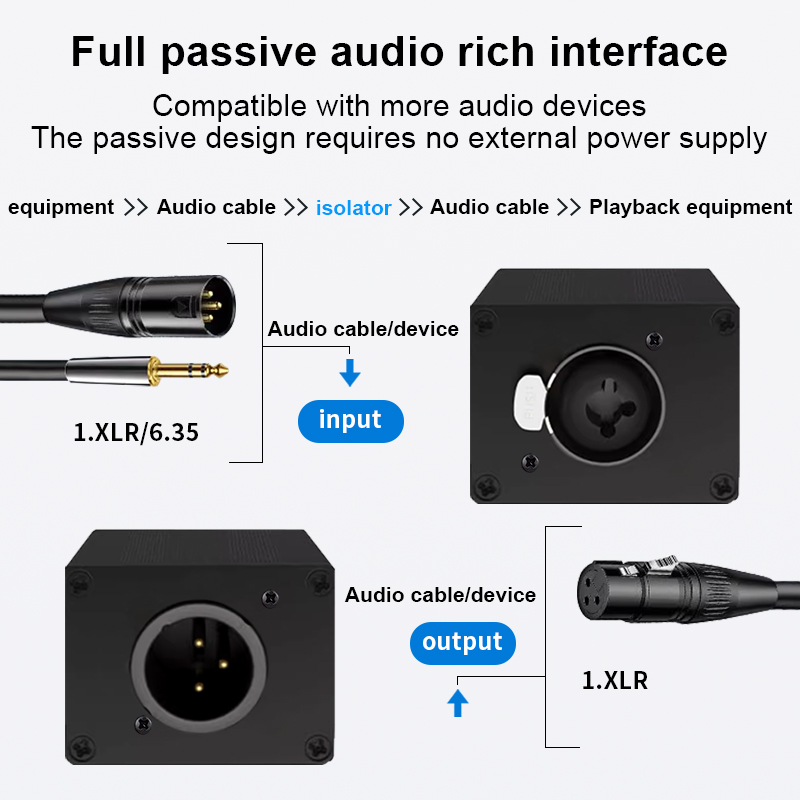 ตัวแยกสัญญาณเสียง XLR 6.35 มม. - Audio Music Dj บทวิจารณ์และราคา