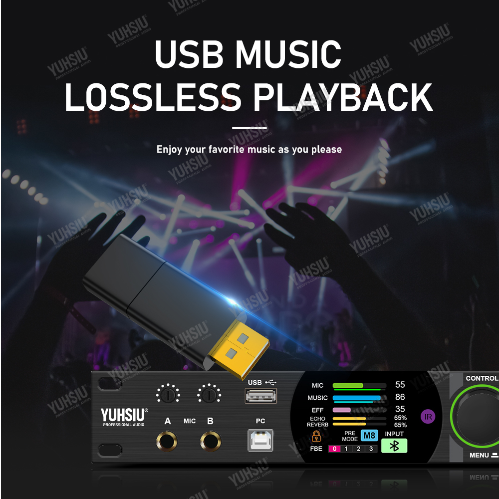 YUHSIU คาราโอเกะ โปรเซสเซอร์เอ - Audio Music Dj บทวิจารณ์และราคา
