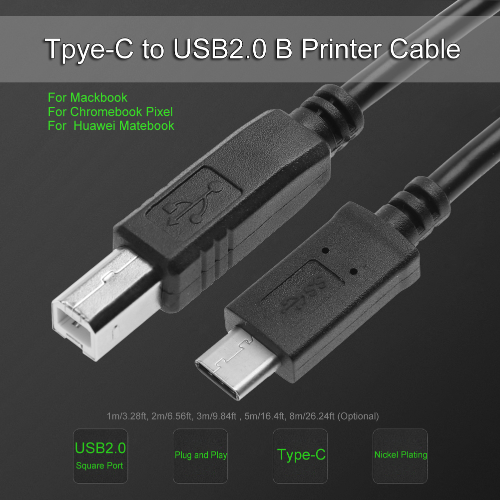 USB C ถึง USB B สายเครื่องพิมพ - Midi Controller Pad บทวิจารณ์และราคา
