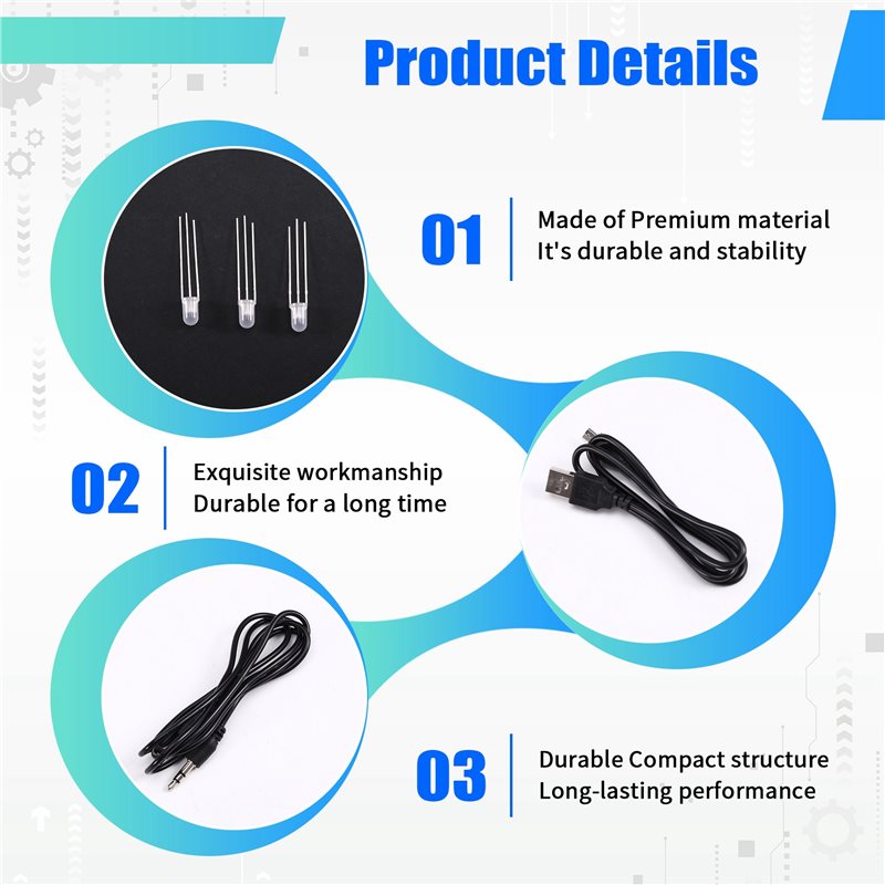 ไฟแสดงระดับเสียง LED แบบ DIY ร - Audio Without Music บทวิจารณ์และราคา