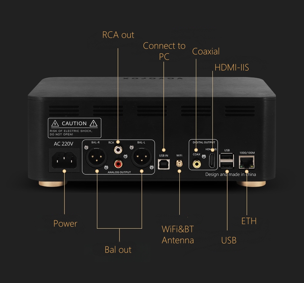 VOVOFOX-HiFi AP05S เครื่องเล่น - Audio Without Music บทวิจารณ์และราคา